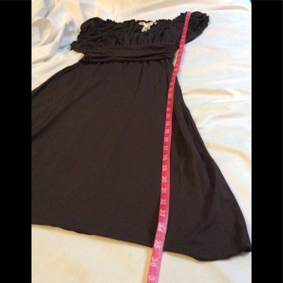 Max Studio Cute Deep Chocolate Brown Cap Dress S - Picture 12 of 12